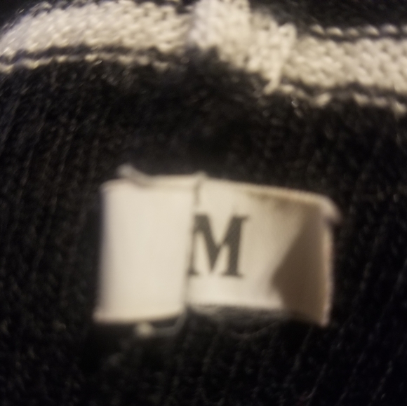 Vintage Mouse & Daisies embroidered v-neck sweater M vtg grunge punk 70s 80s - Picture 5 of 5